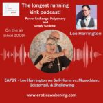 Lee Harrington posing. Dan and dawn Williams goofing around. EA729 - Masochism vs. Self-Harm