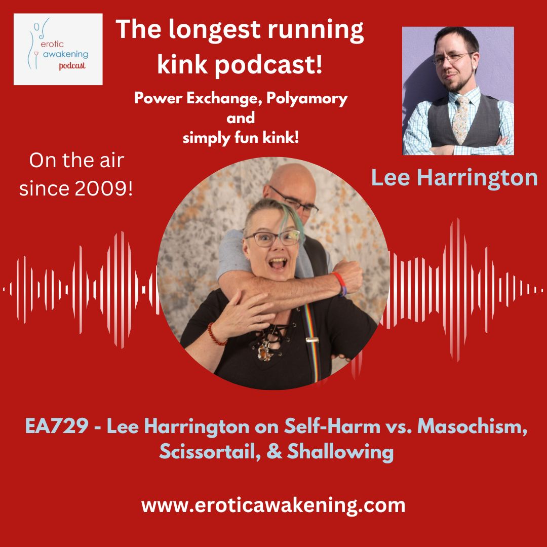 Lee Harrington posing. Dan and dawn Williams goofing around. EA729 - Masochism vs. Self-Harm