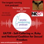 Erotic Awakening Podcast logo for episode 739