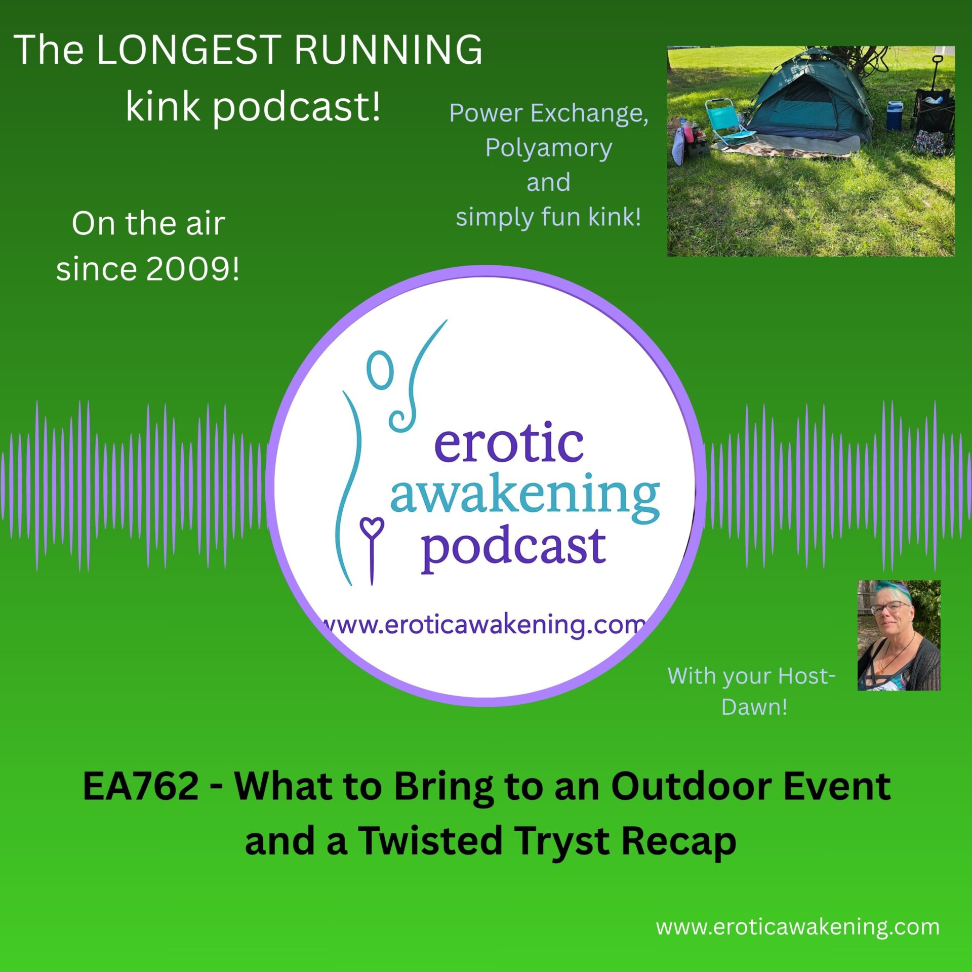 EA762 - What to bring to an outdoor event, and a Twisted Tryst recap