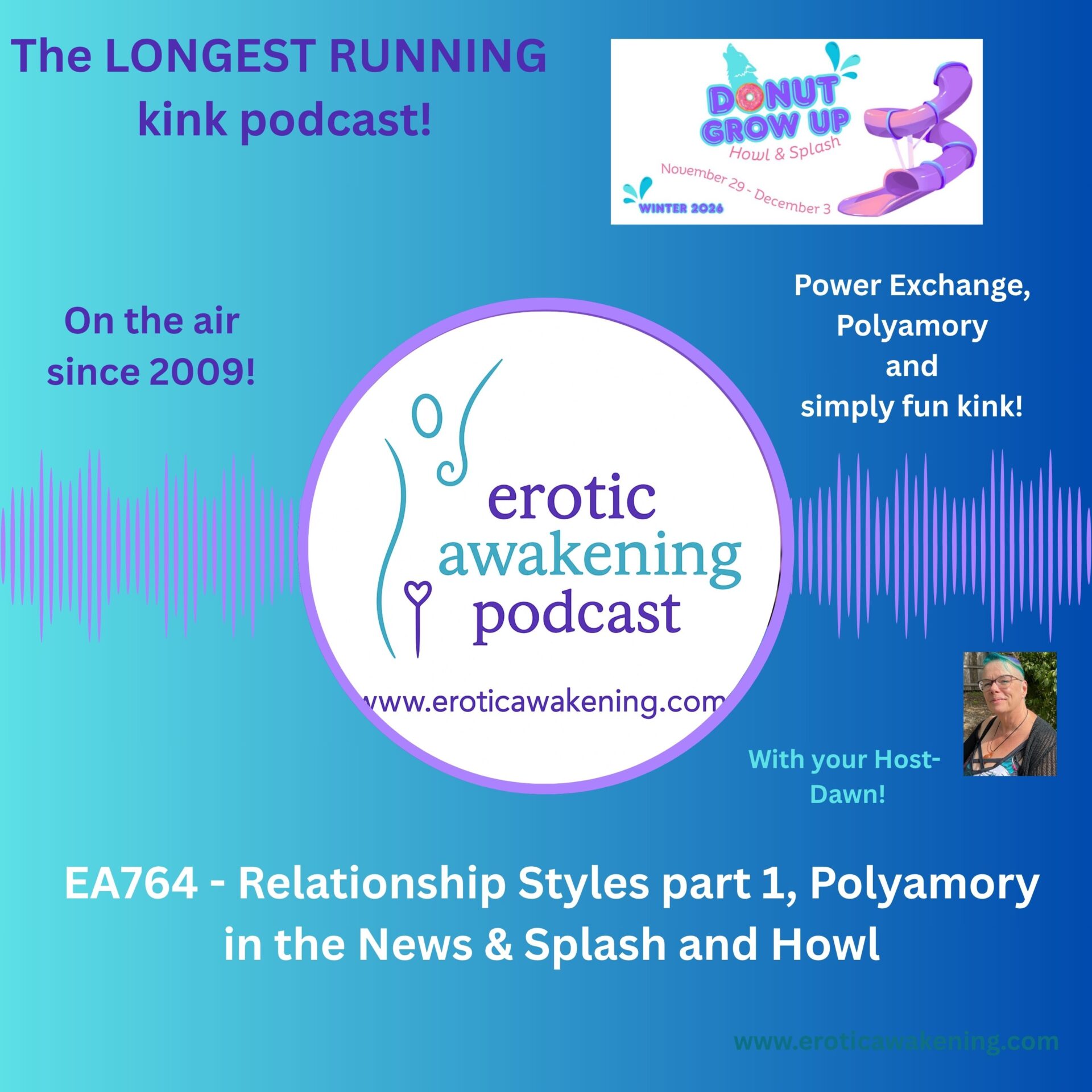EA764 – Relationship Styles part 1, Polyamory in the News & Splash and Howl