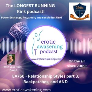EA768 - Relationship Styles part 3, Backpatches, and AND
