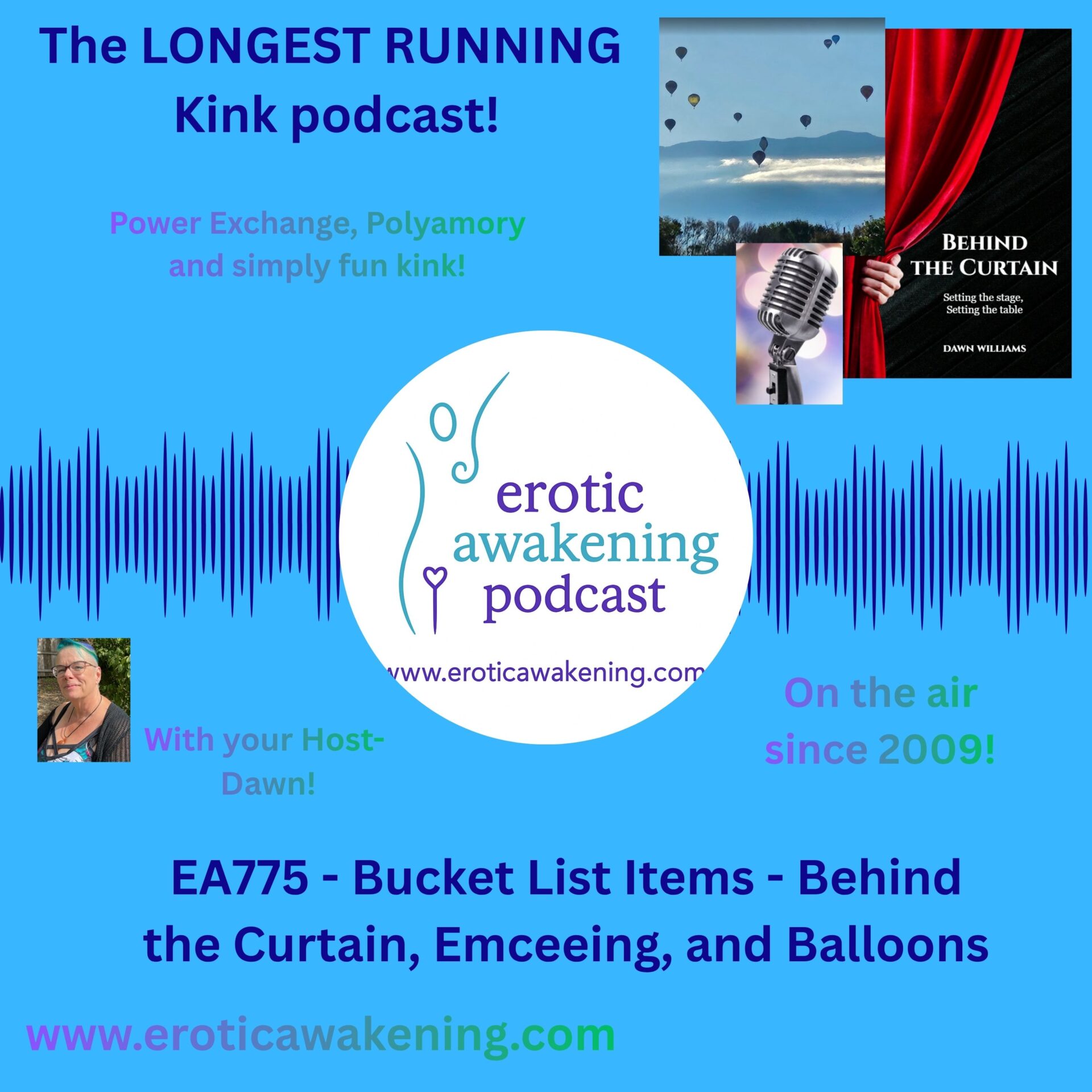 EA775 - Bucket List Items - Behind the Curtain, Emceeing, and Balloons